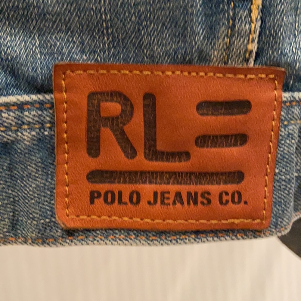 Vintage Ralph Lauren Polo Denim Jacket -Sz Lg. - Picture 5 of 10